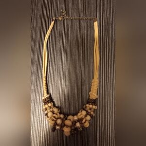 Wooden & Leather Necklace